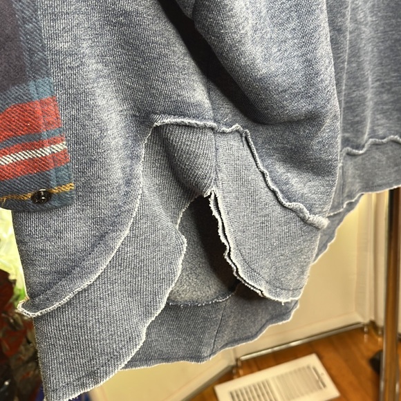 Royce Beach Beach Vintage Washed Poncho Fleece sweatshirt - Picture 8 of 8